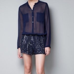 Zara Sequined Romper Trafaluc MM11 Collection